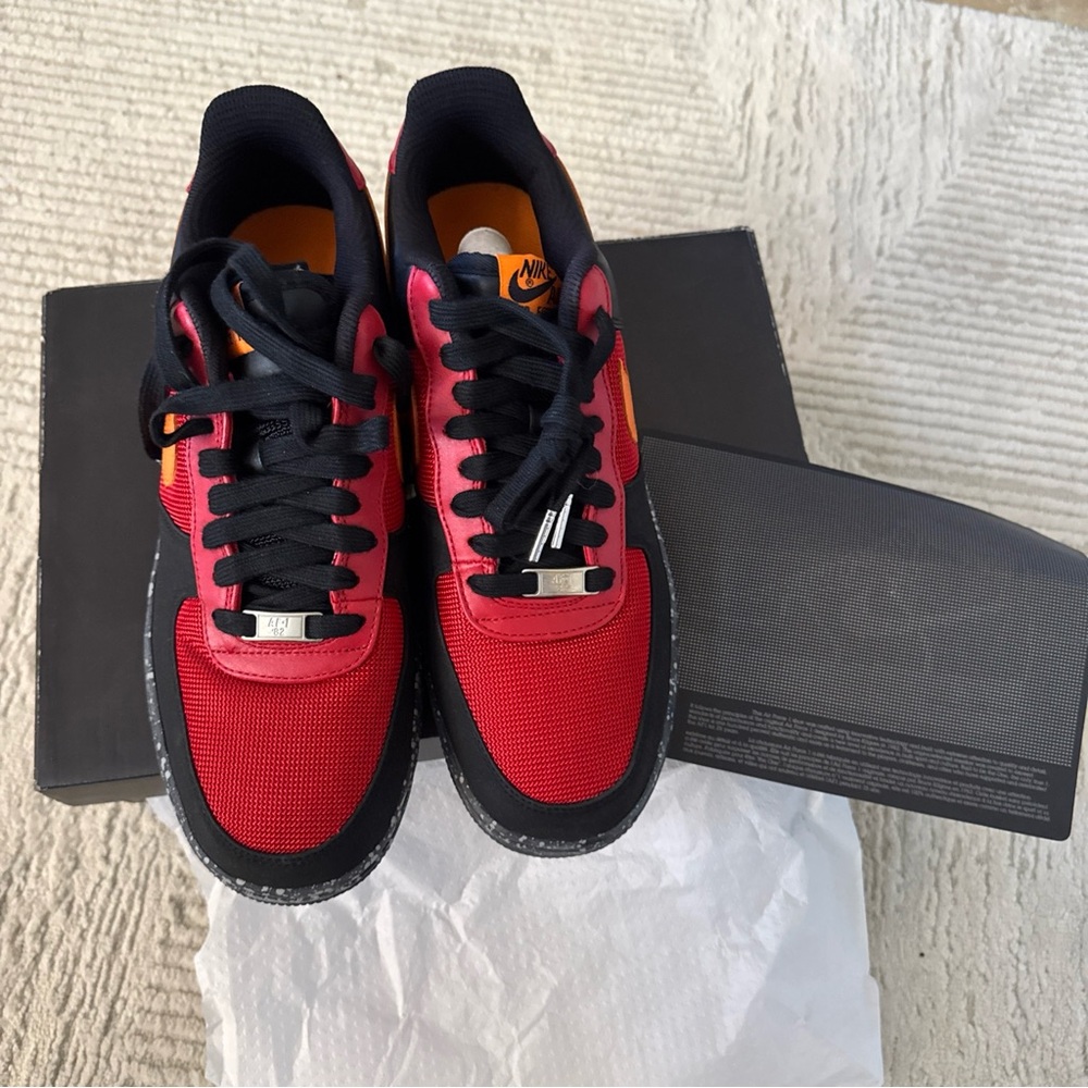 Nike Red and Black Athletic Shoes